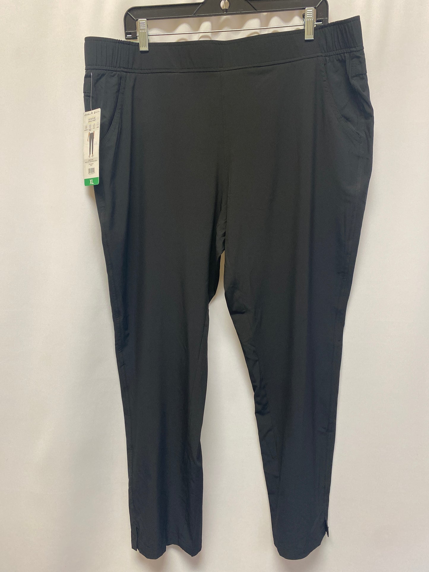 Black Pants Joggers Eddie Bauer, Size Xl