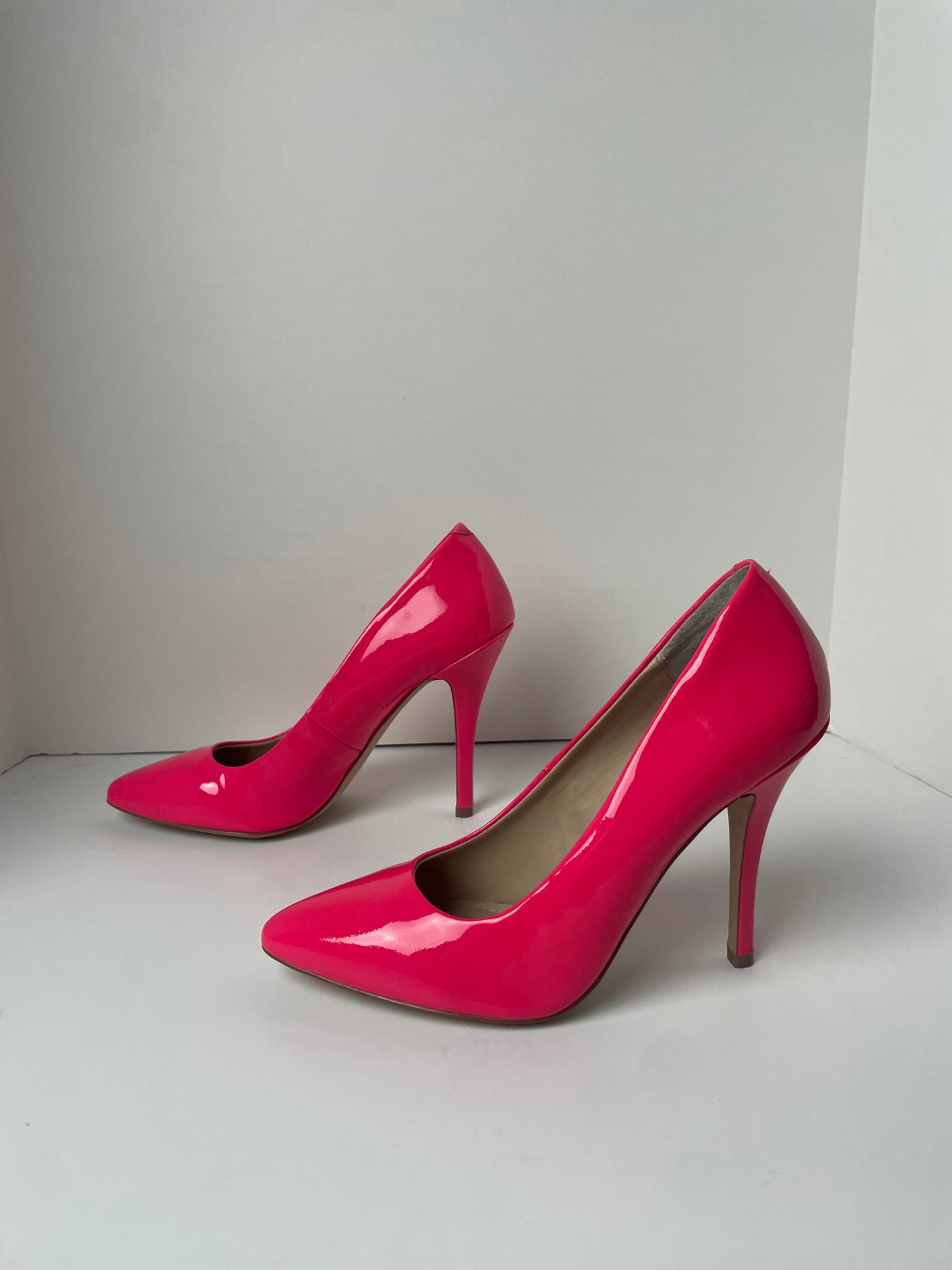 Pink Shoes Heels Stiletto Steve Madden, Size 9.5