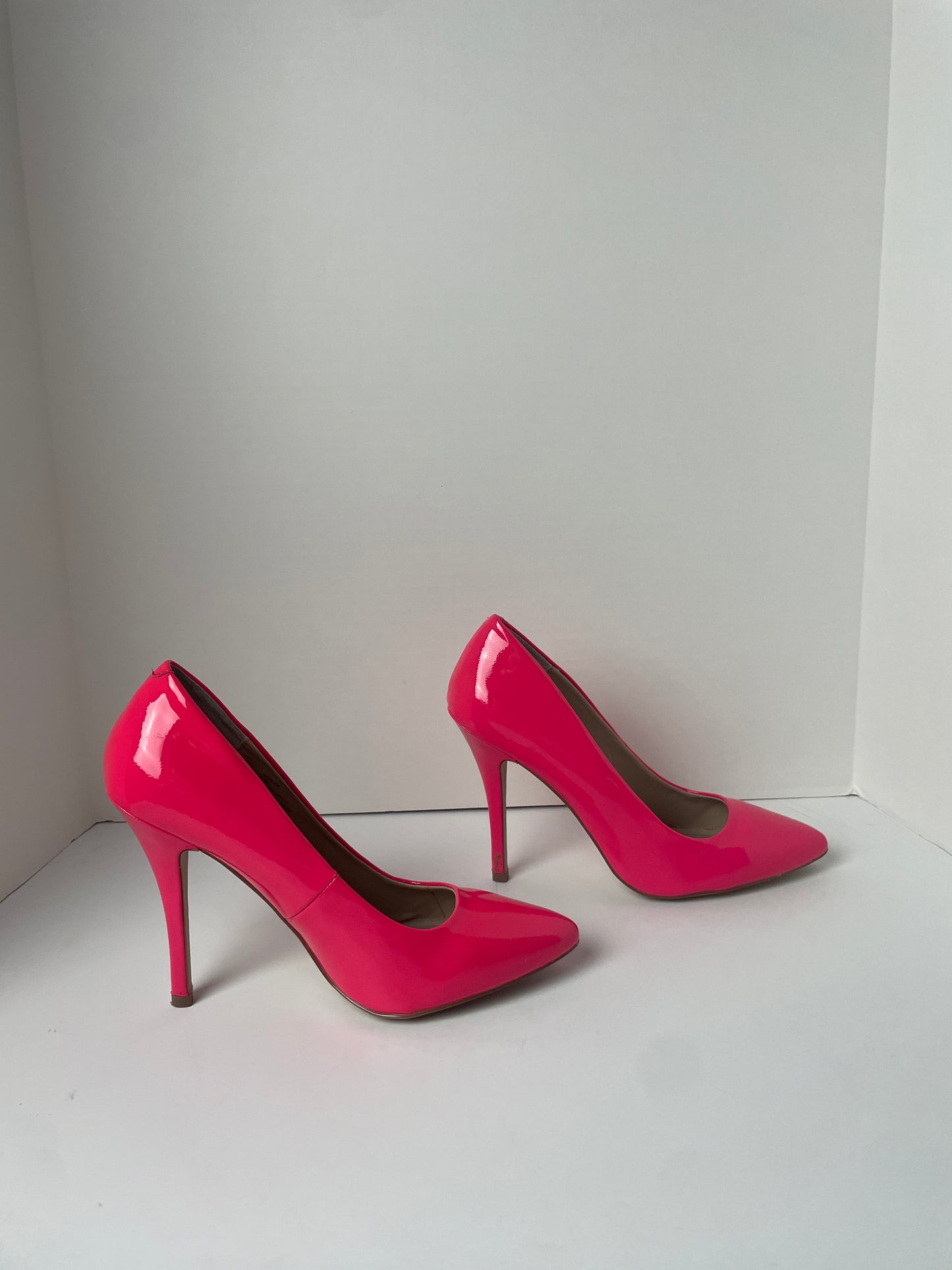 Pink Shoes Heels Stiletto Steve Madden, Size 9.5