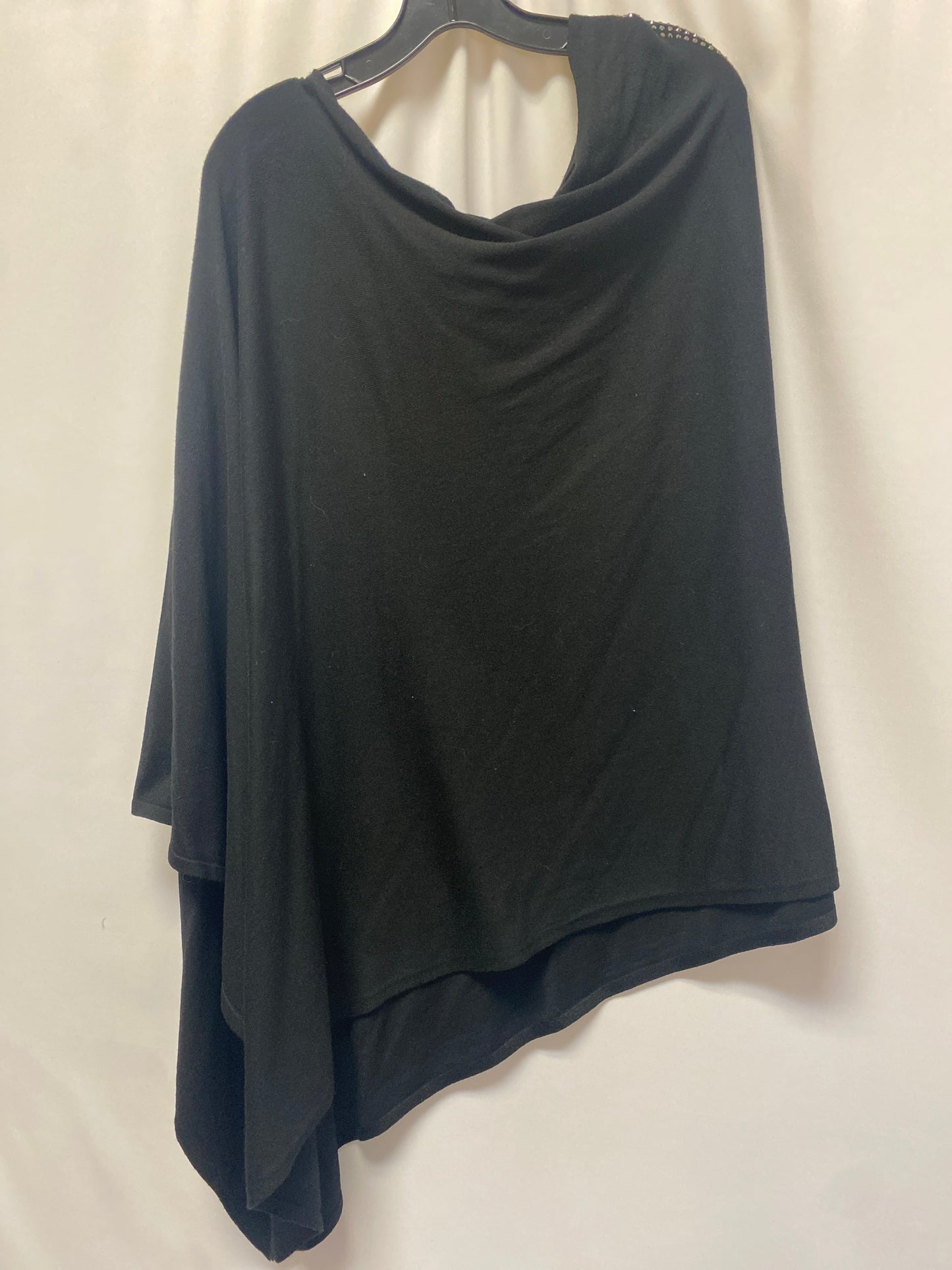 Black Poncho Vila Milano, Size Onesize