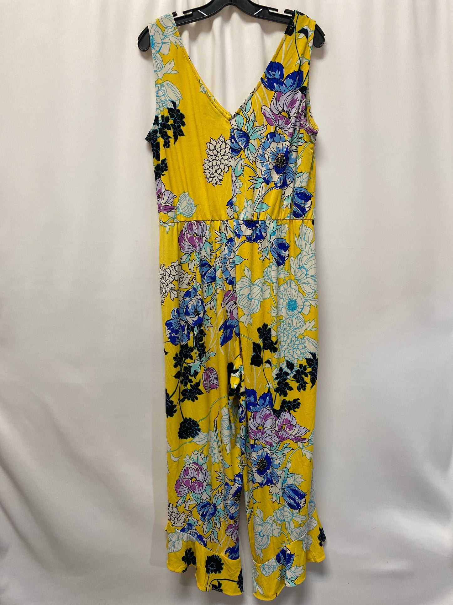 Yellow Jumpsuit Eci, Size Xl