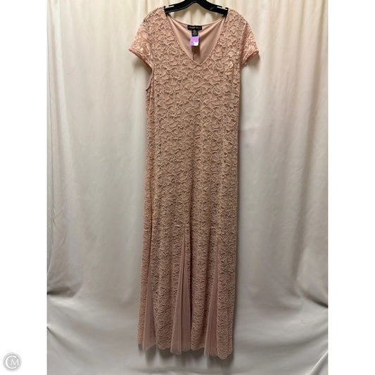 Dress Party Long By Clothes Mentor In Pink, Size: 2x