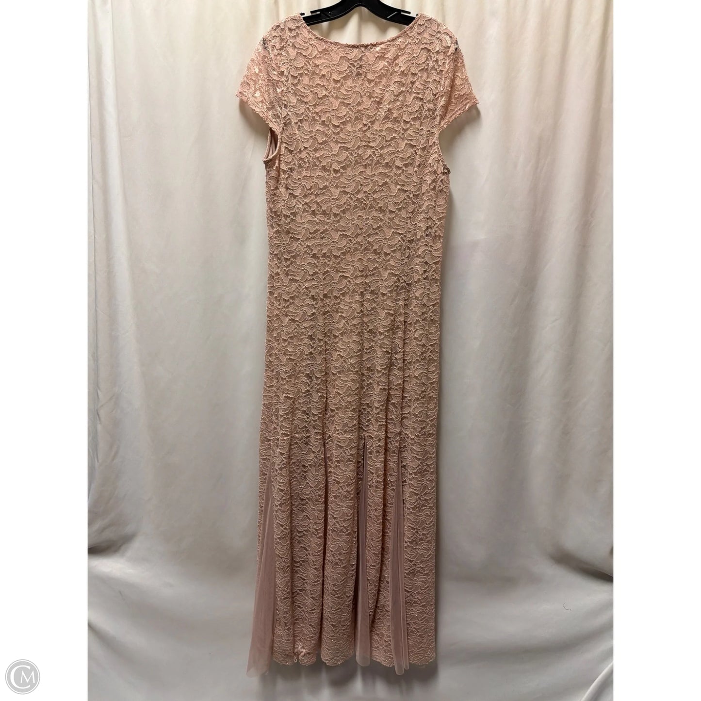 Dress Party Long By Clothes Mentor In Pink, Size: 2x