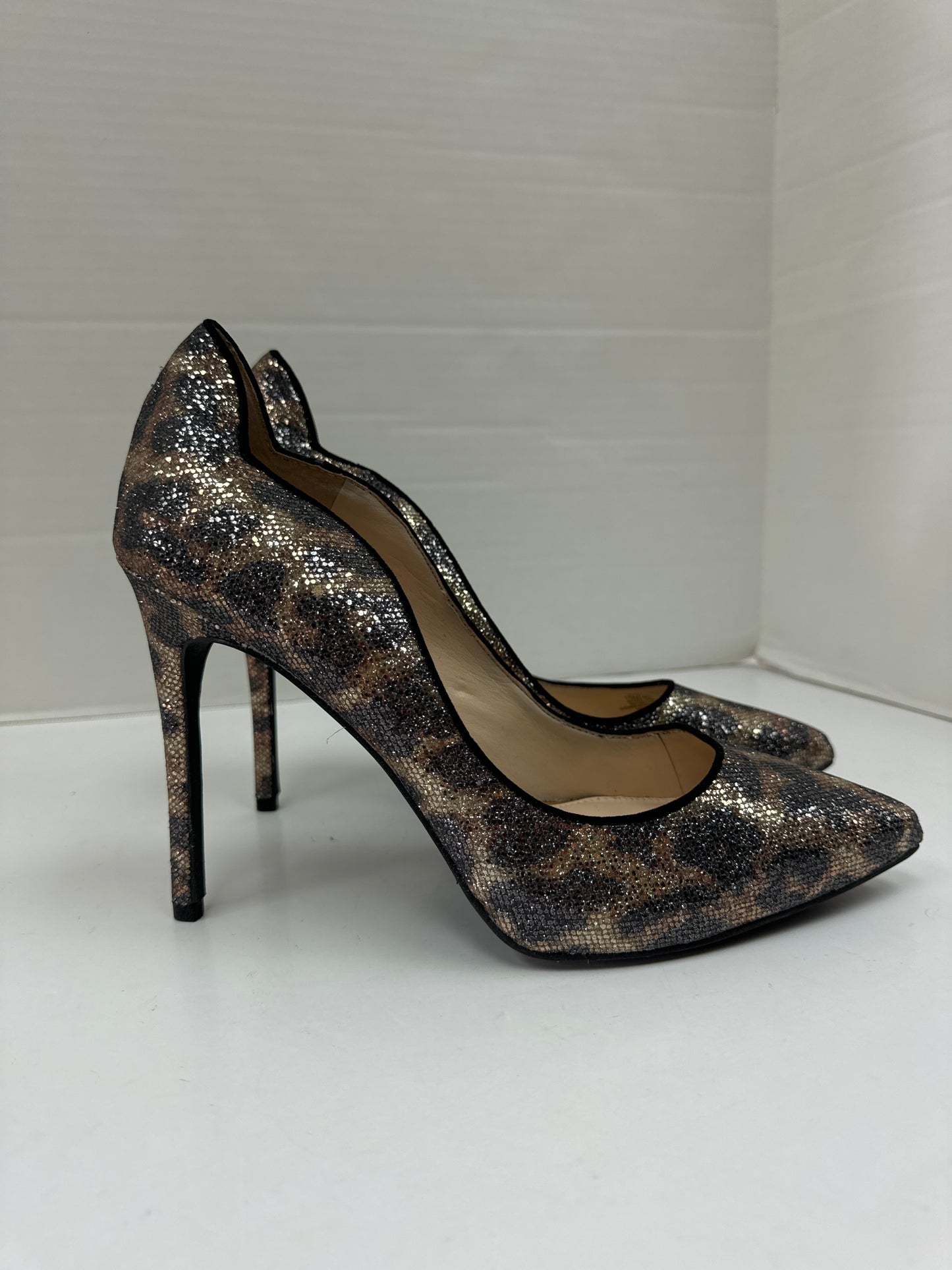 Animal Print Shoes Heels Stiletto Jessica Simpson, Size 10