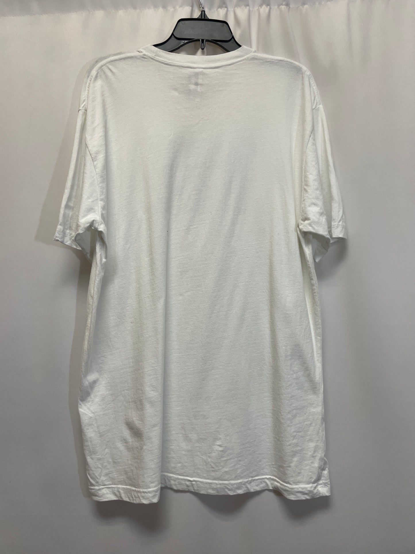 White Top Short Sleeve Cmf, Size Xl