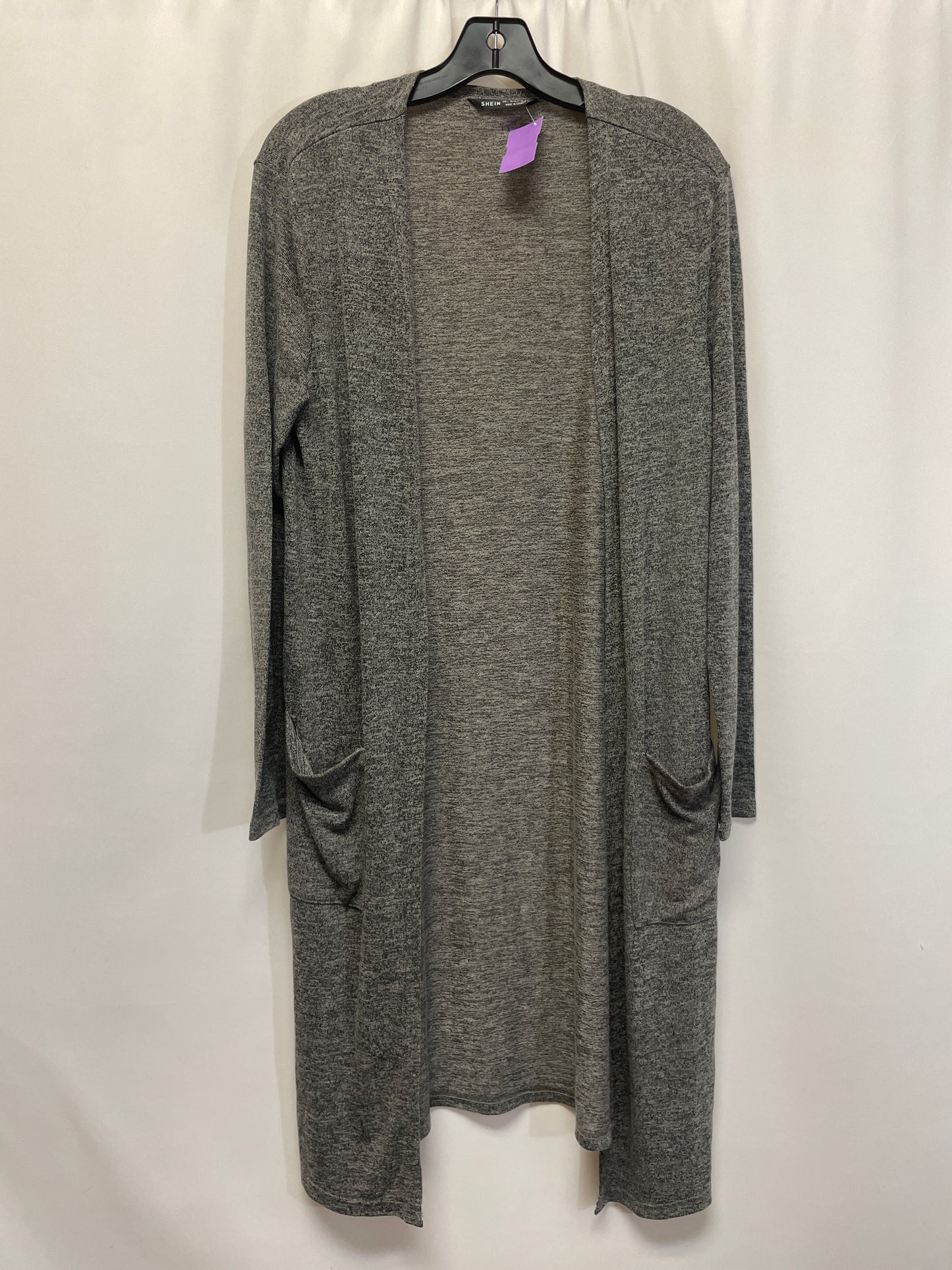 Grey Cardigan Shein, Size L