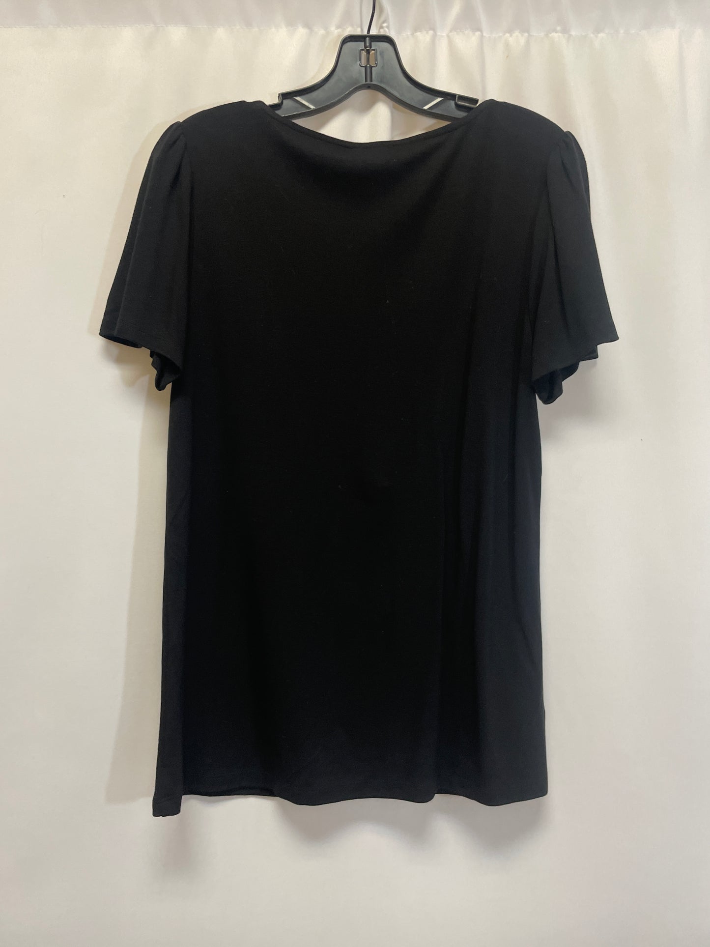 Black Top Short Sleeve Ann Taylor, Size M