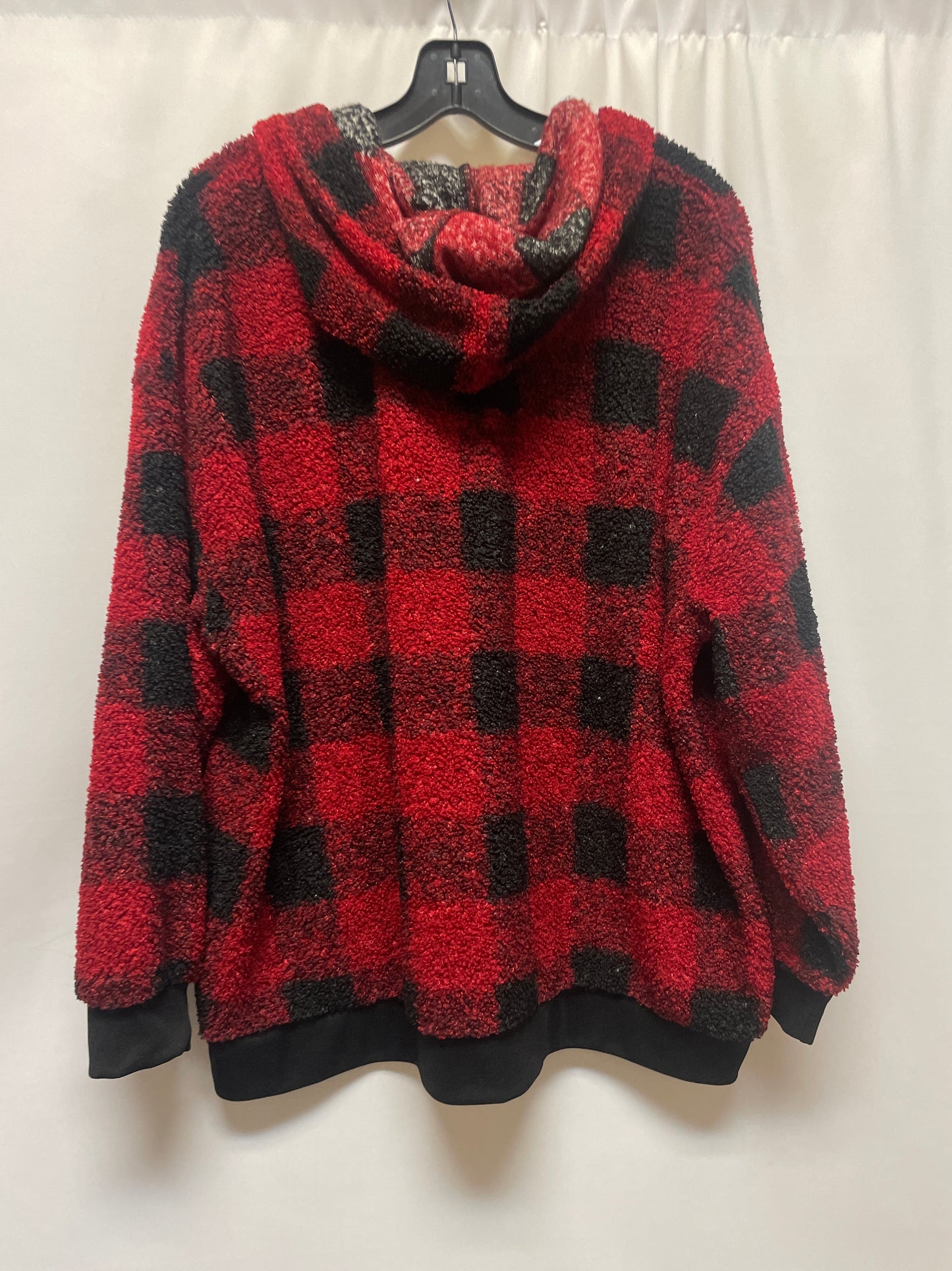 Black & Red Top Long Sleeve Rxb, Size 2x