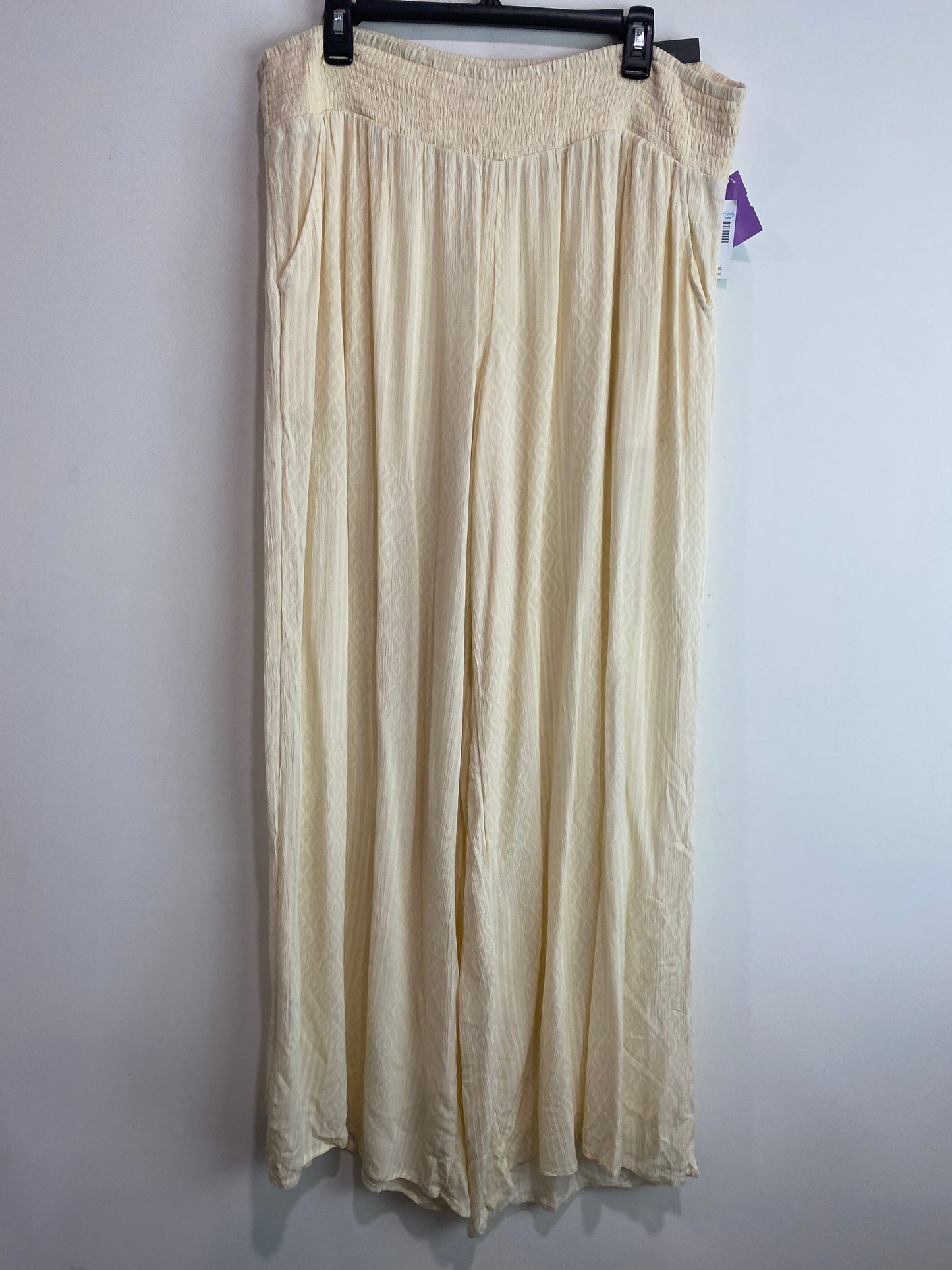 Pants Wide Leg By Maurices In Yellow, Size: Xxl