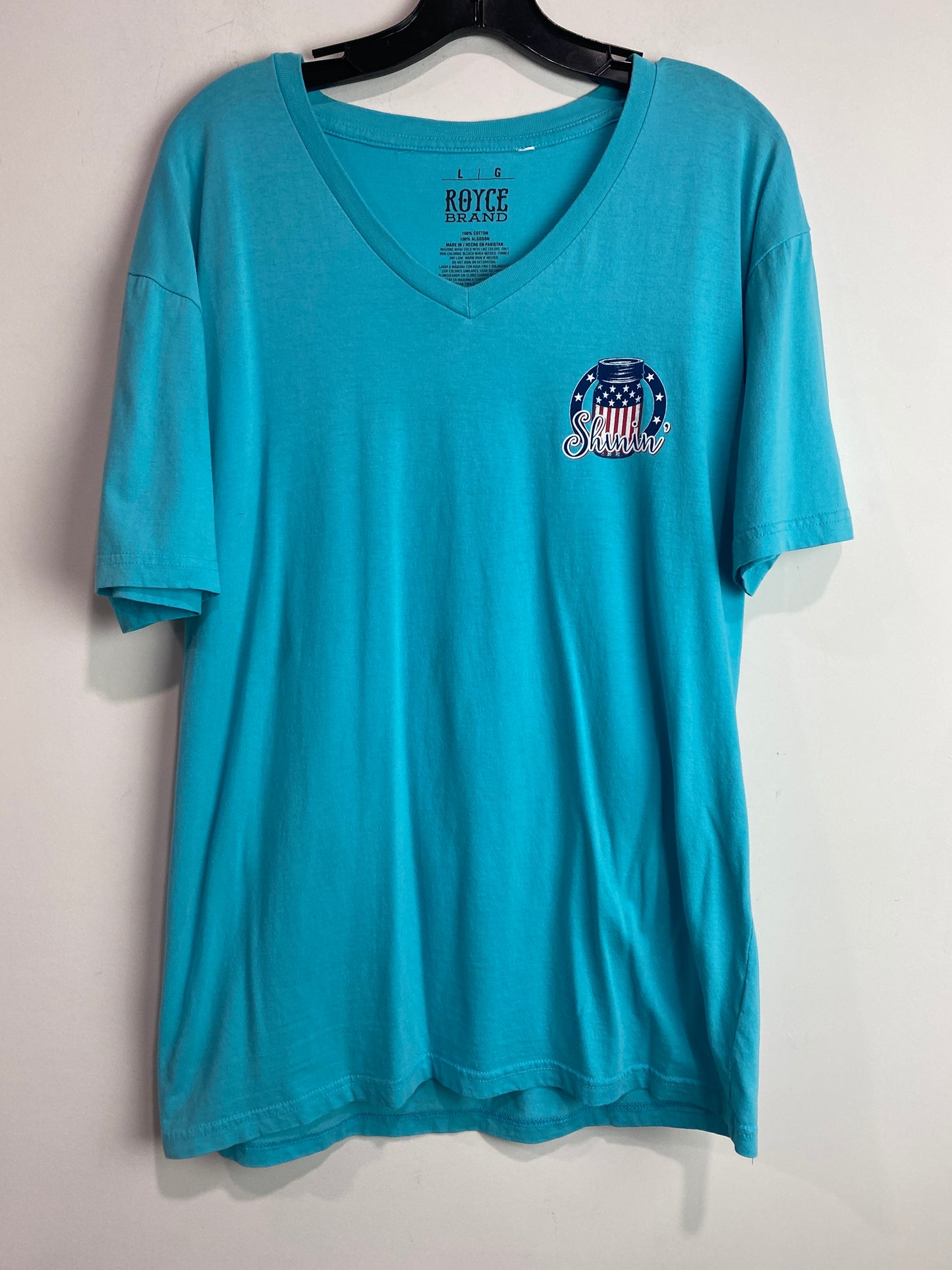 Top Short Sleeve By Clothes Mentor In Blue, Size: L