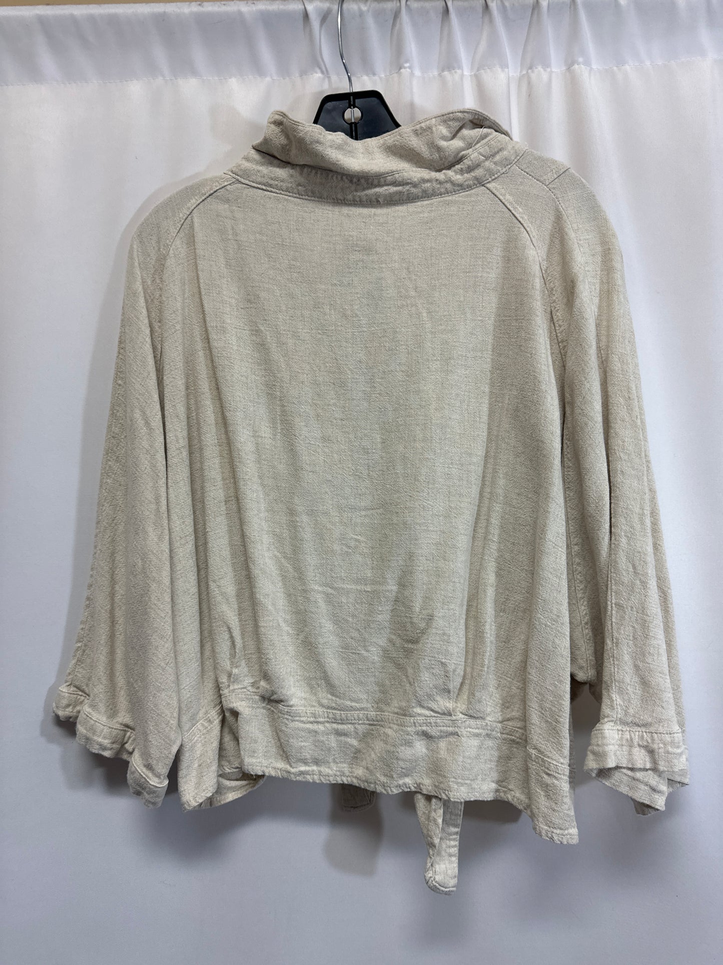 Top 3/4 Sleeve By Umgee In Beige, Size: 2x