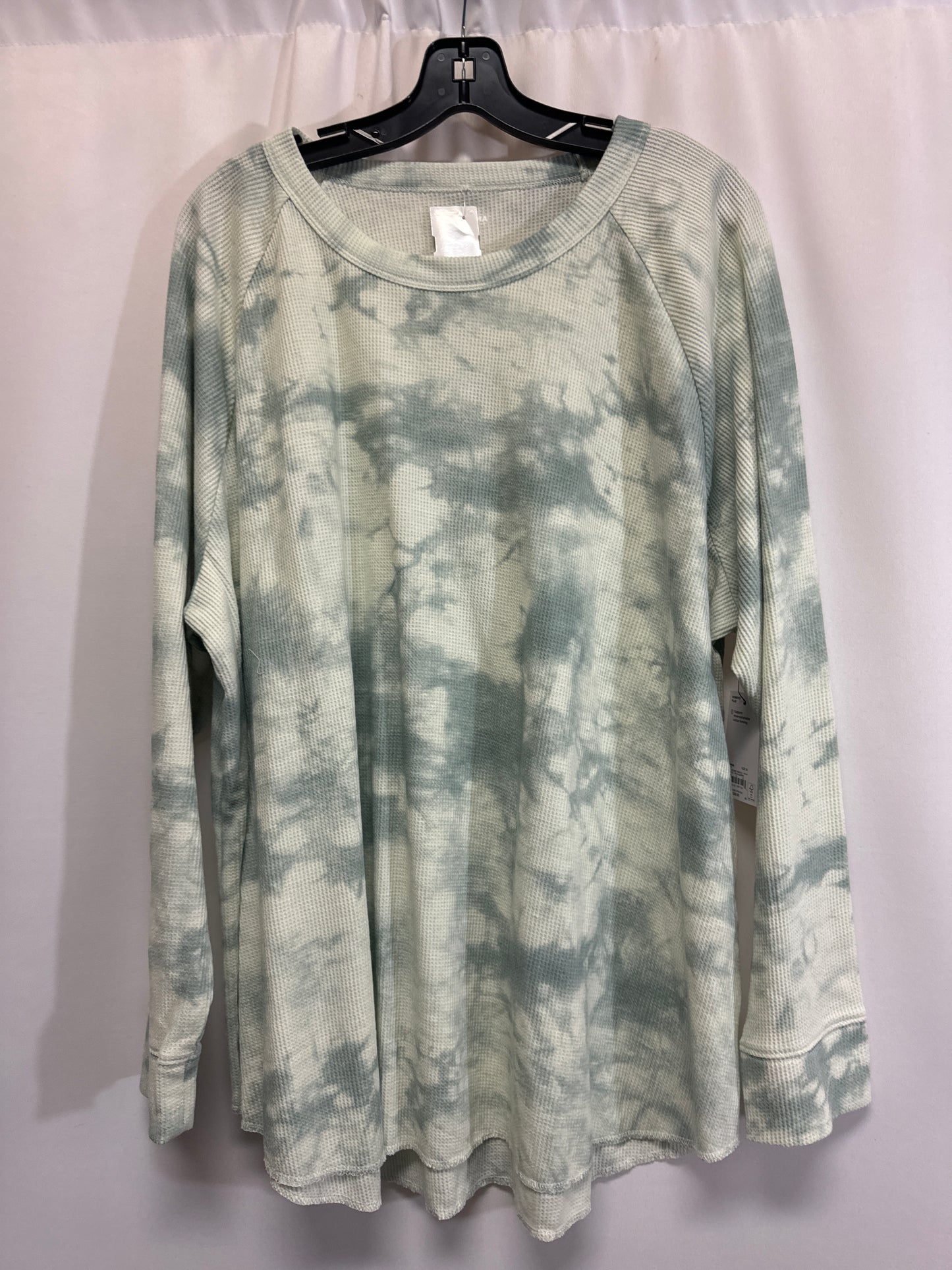 Top Long Sleeve By Sonoma In Green, Size: 3x