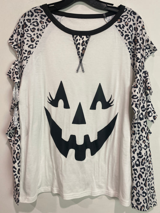 Top Long Sleeve By Clothes Mentor In Animal Print, Size: L