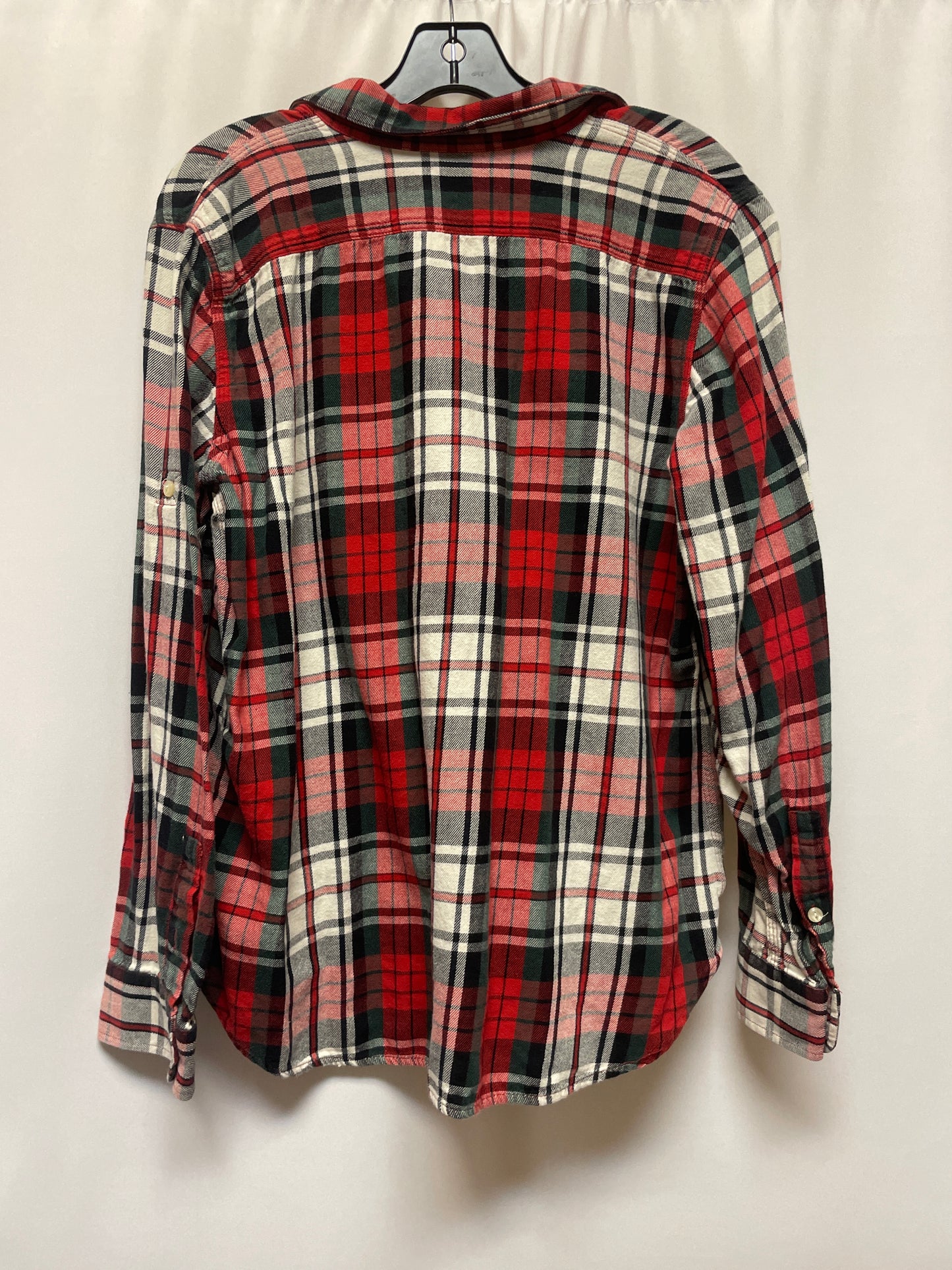 Top Long Sleeve By Lauren By Ralph Lauren In Red, Size: L