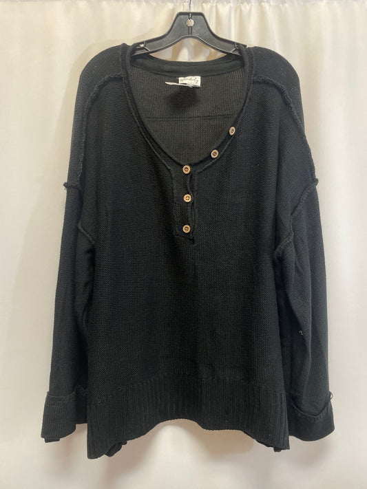 Sweater By Wonderly In Black, Size: Xxl