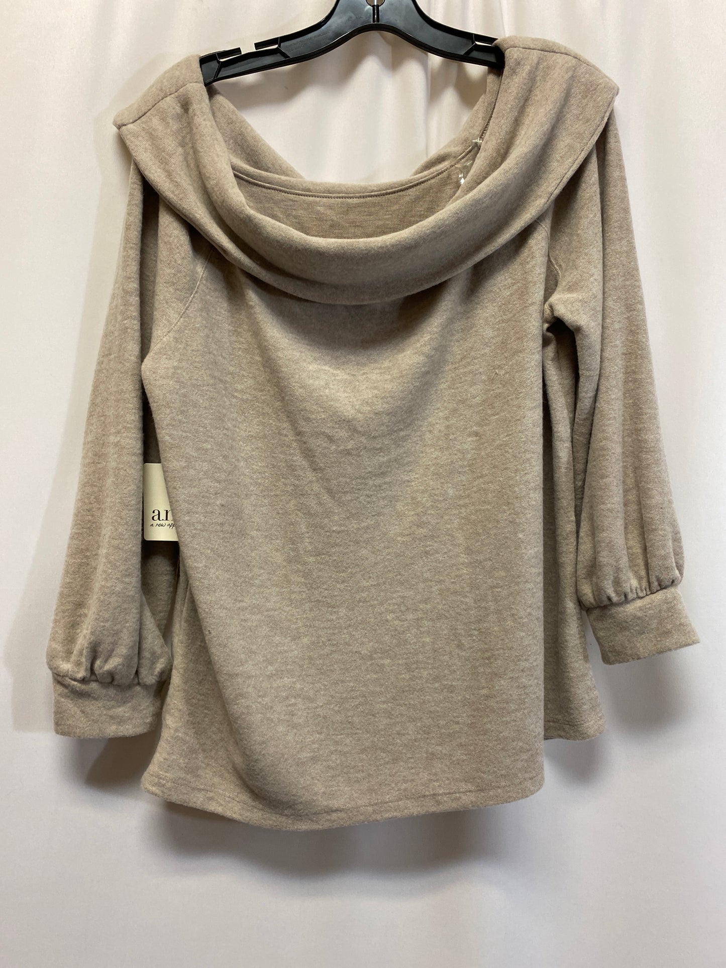 Top Long Sleeve By Ana In Beige, Size: Xl