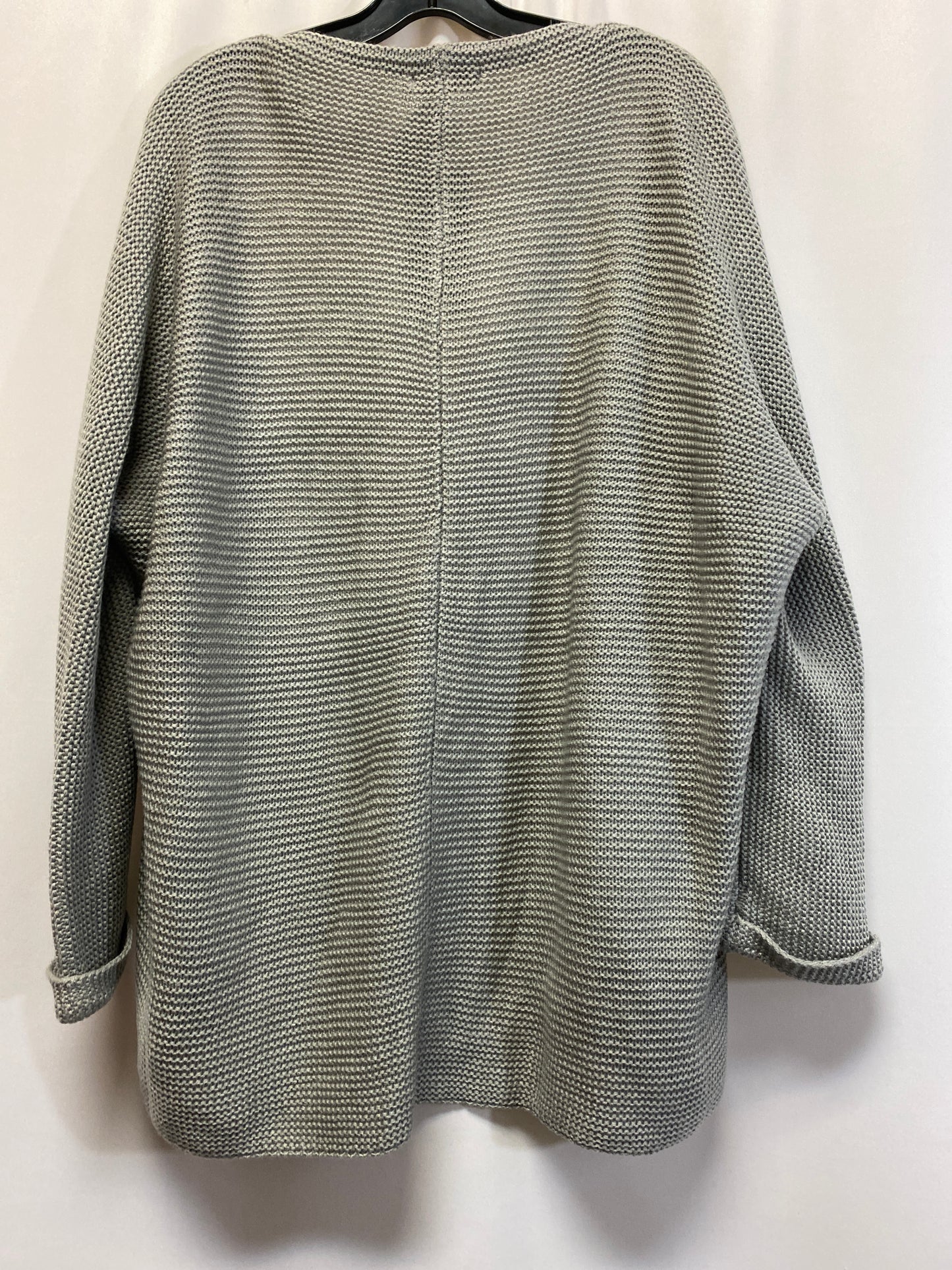 Sweater Cardigan By Clothes Mentor In Grey, Size: M