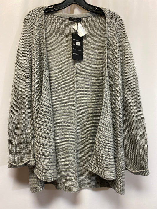 Sweater Cardigan By Clothes Mentor In Grey, Size: M