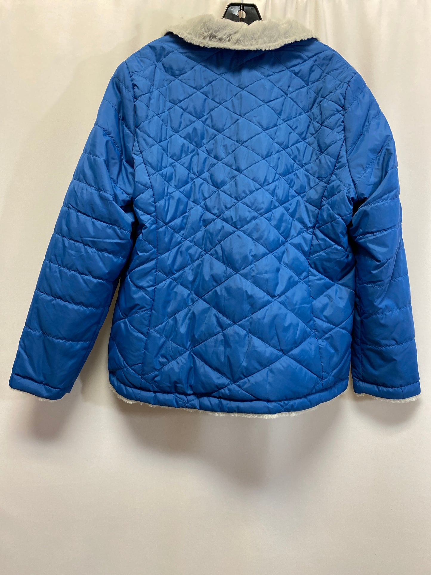 Coat Puffer & Quilted By Free Country In Blue, Size: L