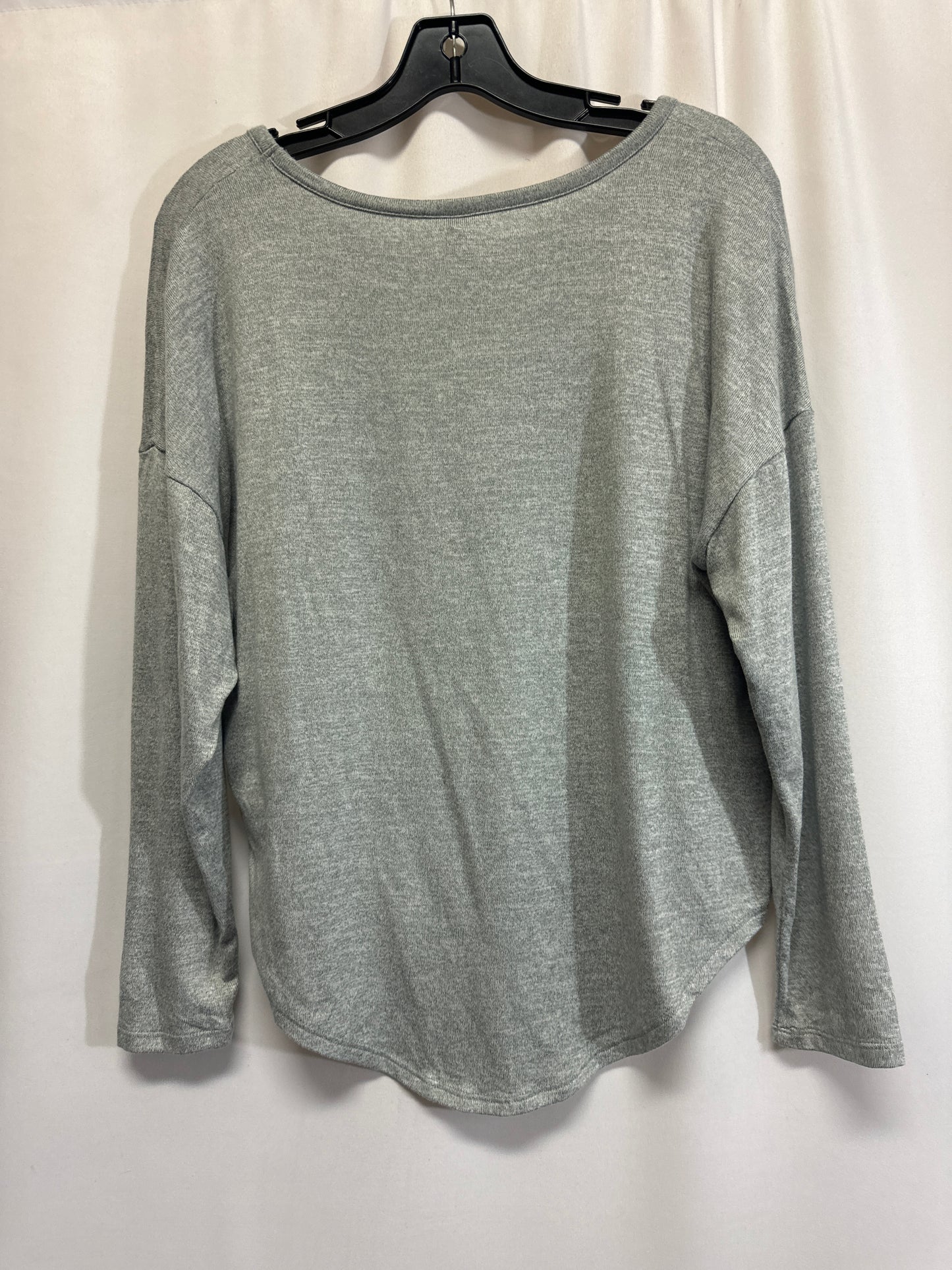 Top Long Sleeve By Ana In Grey, Size: Petite  M