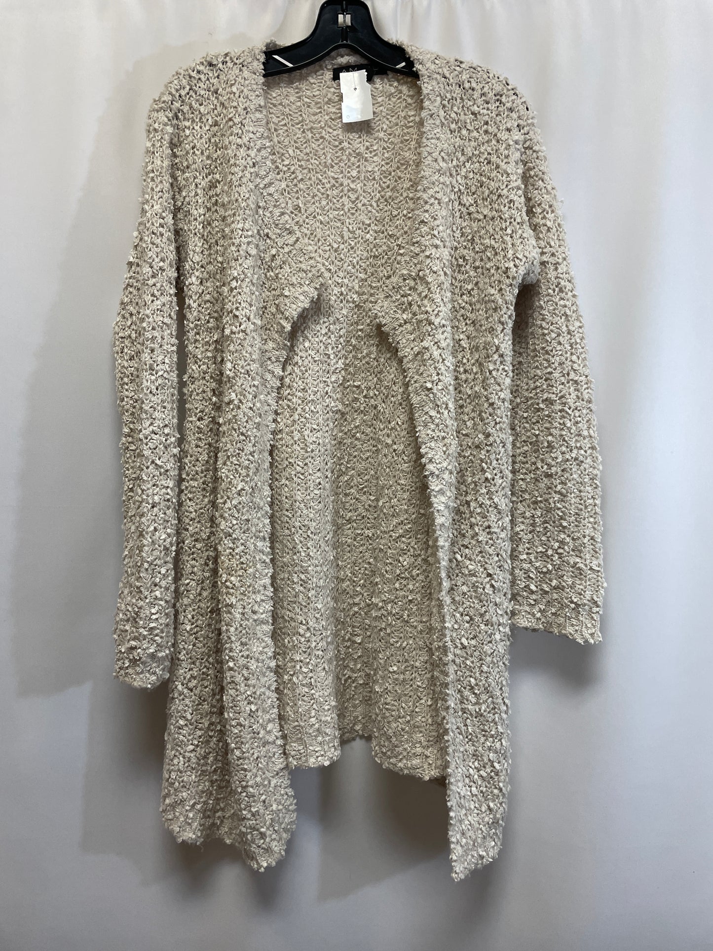 Sweater Cardigan By Clothes Mentor In Cream, Size: S