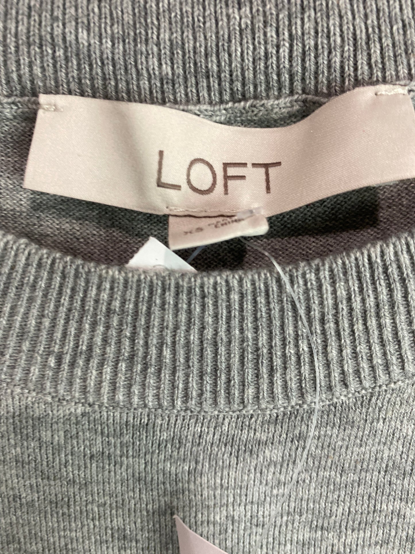 Sweater By Loft In Grey, Size: Xs