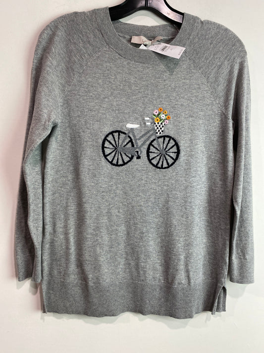 Sweater By Loft In Grey, Size: Xs