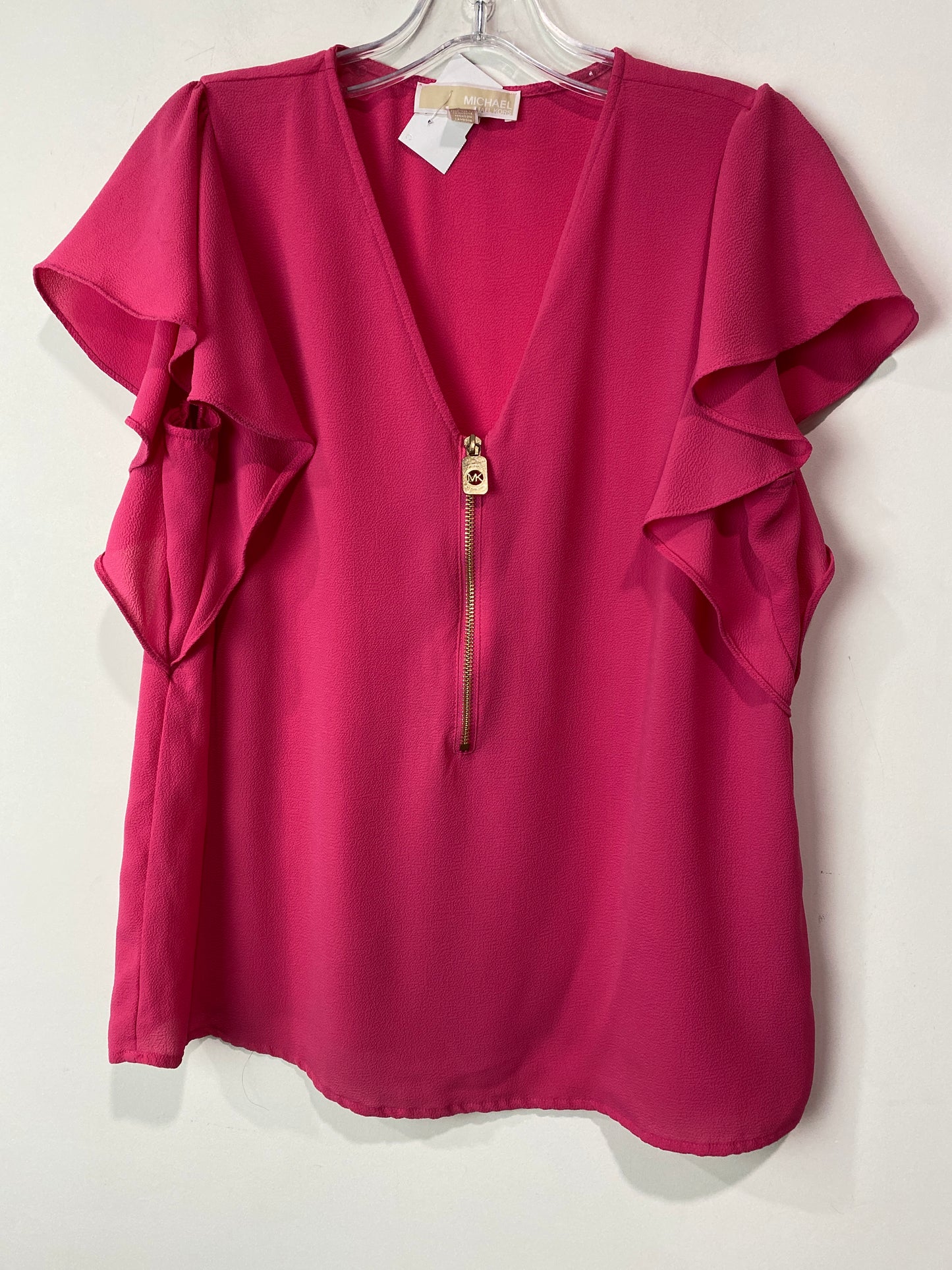 Top Short Sleeve By Michael By Michael Kors In Pink, Size: M