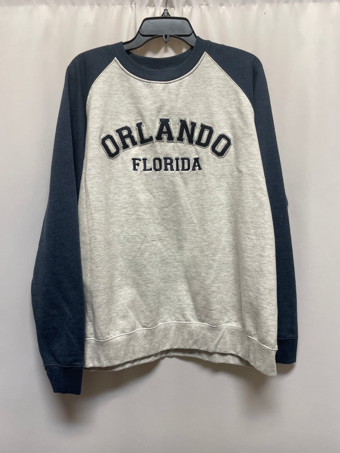 Sweatshirt Crewneck By Cmf In Blue, Size: Xl