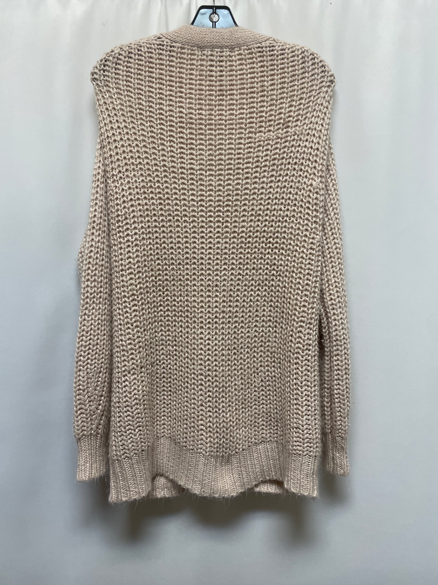 Sweater Cardigan By Forever 21 In Pink, Size: M