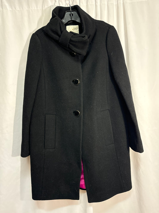 Coat Designer By Kate Spade In Black, Size: 6