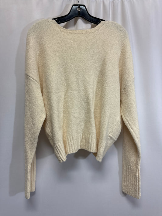 Sweater By Express In Cream, Size: M