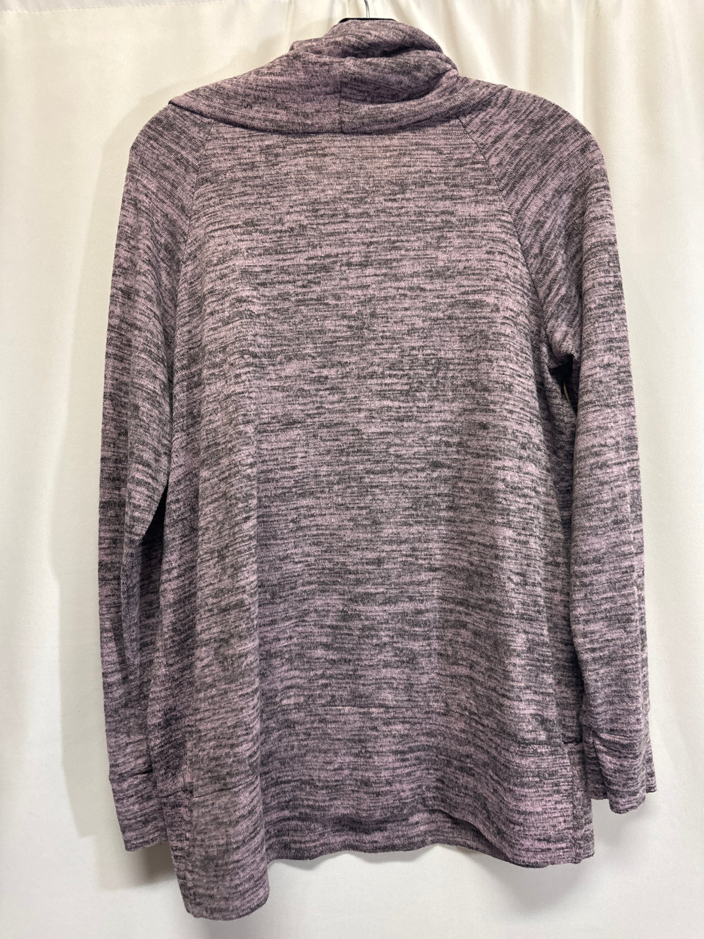 Top Long Sleeve By Perceptions In Purple, Size: L