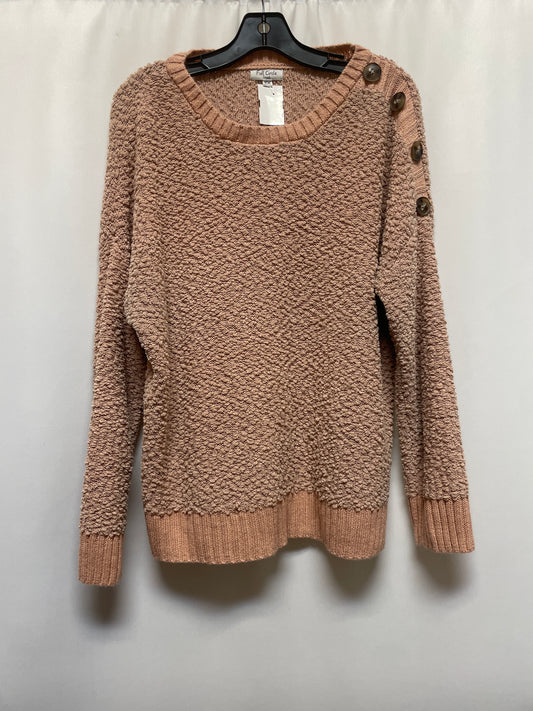 Sweater By Cmf In Peach, Size: Xl