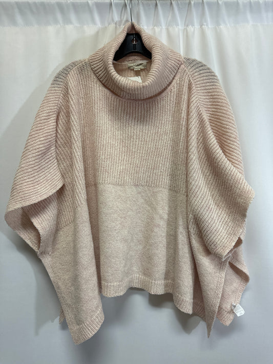 Poncho By Loft In Pink, Size: Onesize