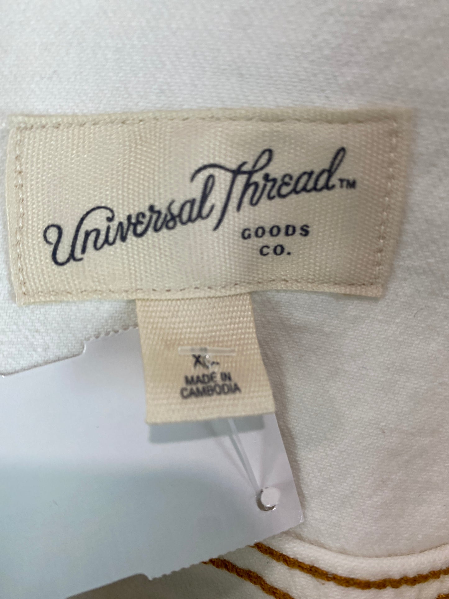 Jacket Denim By Universal Thread In White, Size: Xl