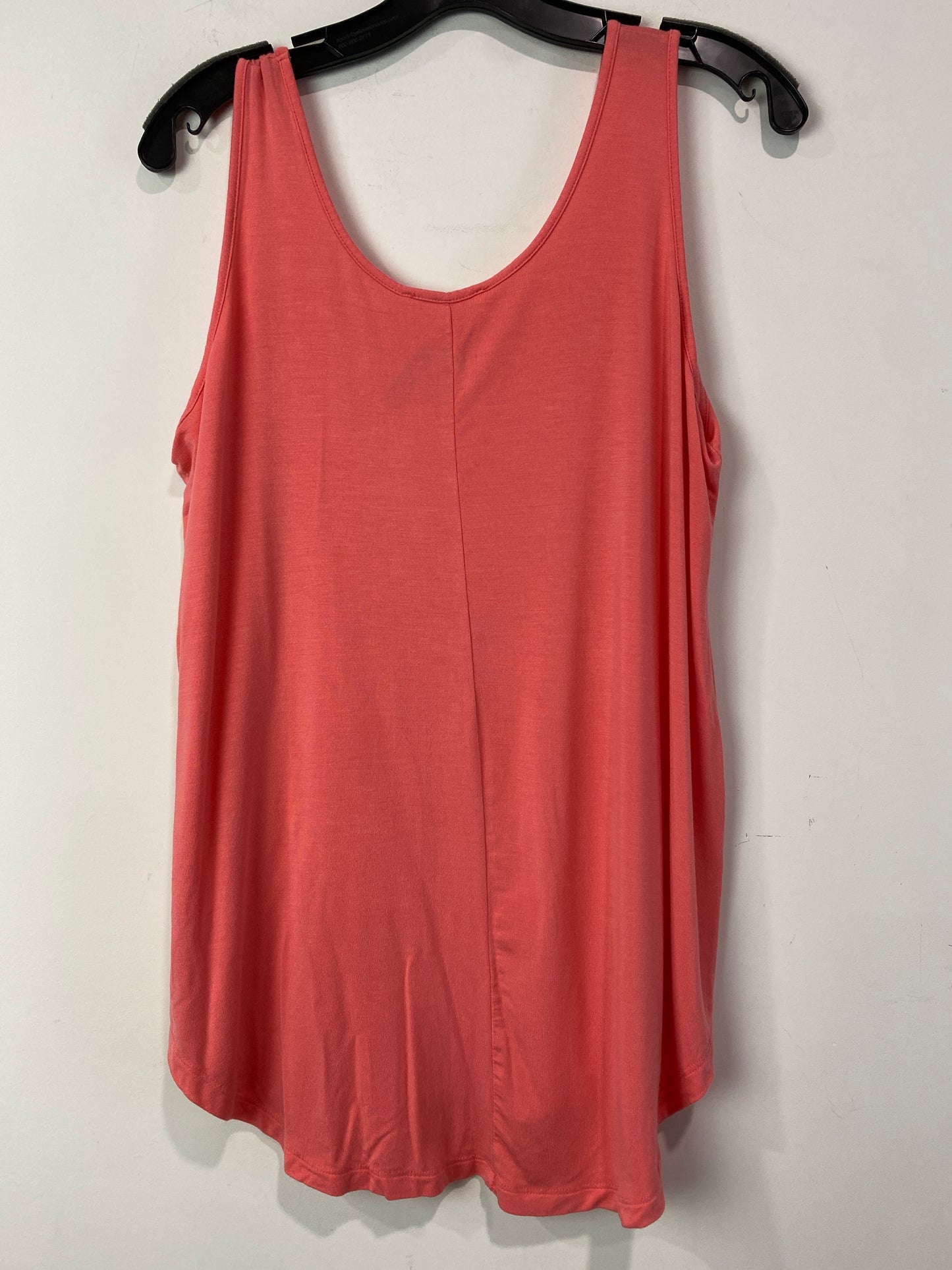 Tank Top By Zenana Outfitters In Peach, Size: L