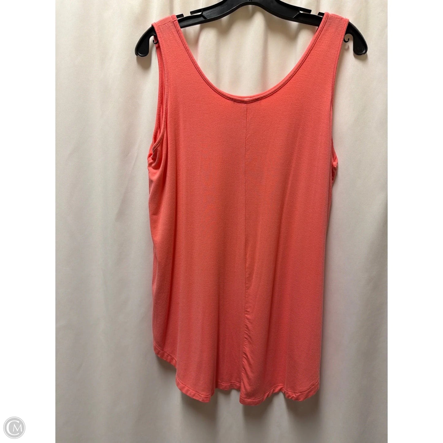 Tank Top By Zenana Outfitters In Peach, Size: L