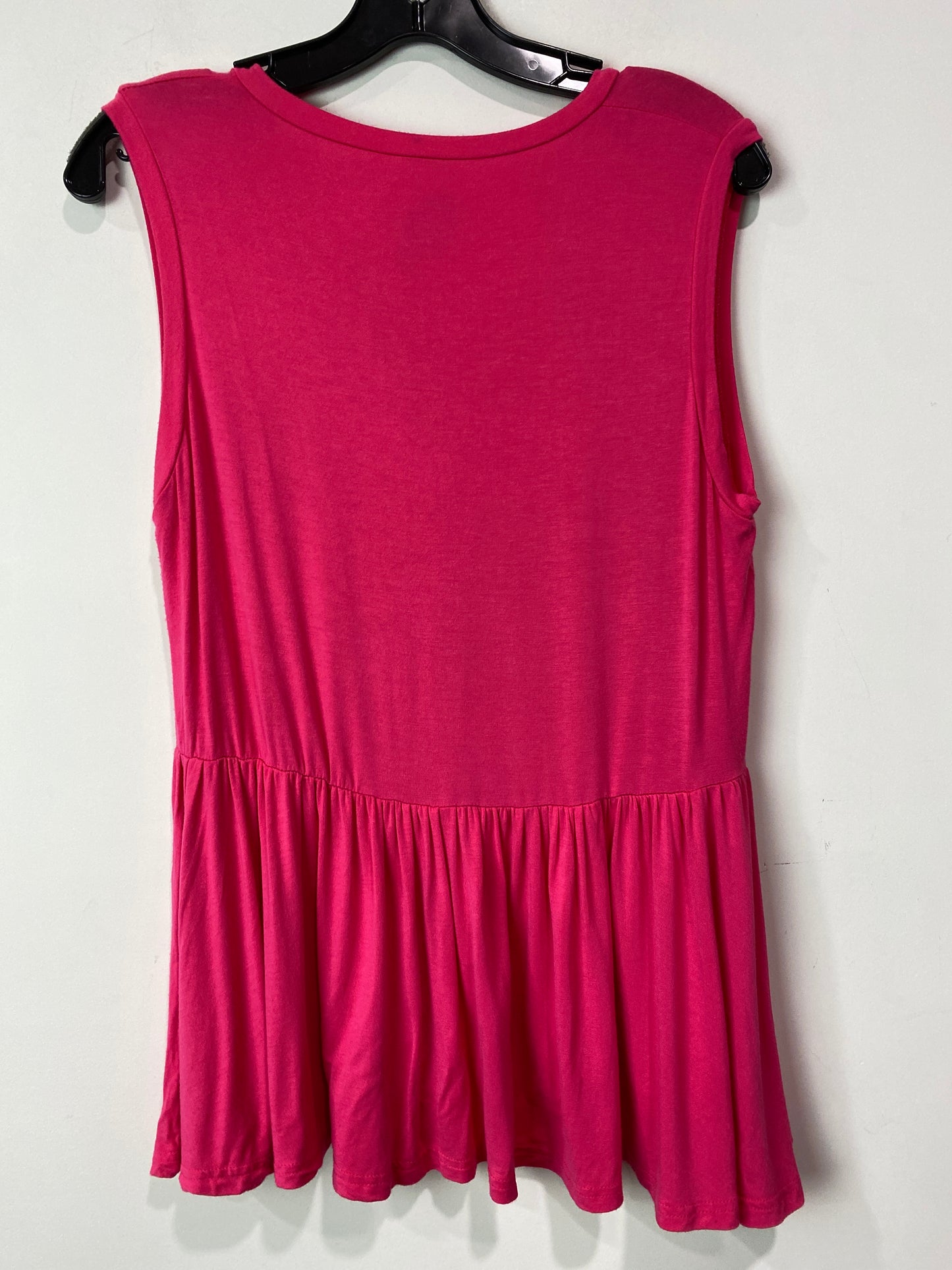 Top Sleeveless By Clothes Mentor In Pink, Size: Xl