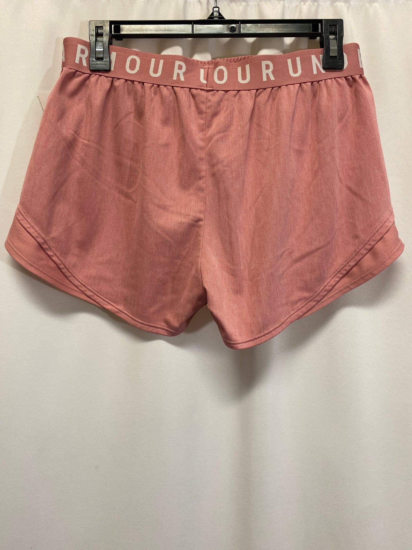 Athletic Shorts By Under Armour In Peach, Size: M