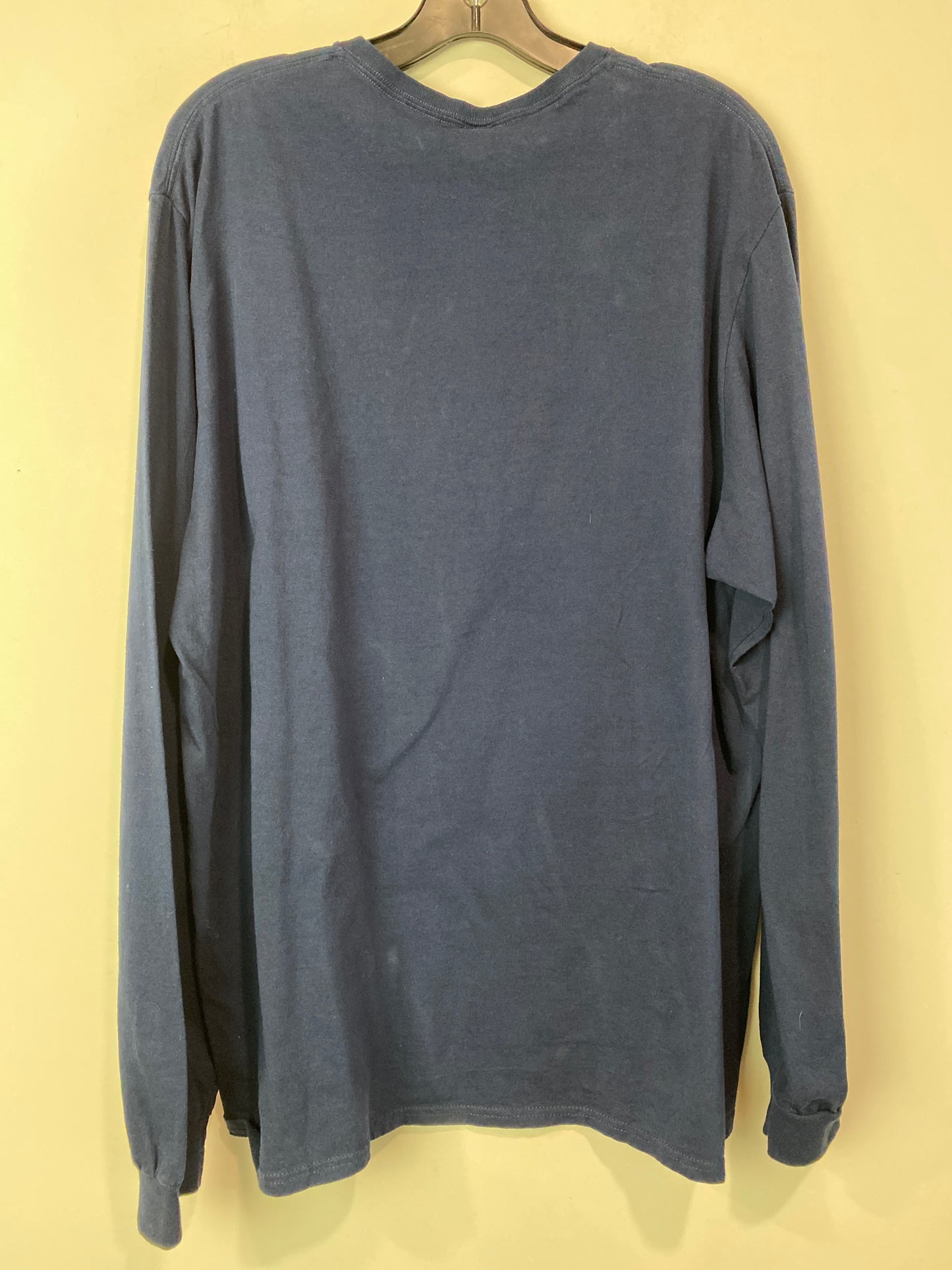 Top Long Sleeve By Fruit Of The Loom In Blue, Size: 2x