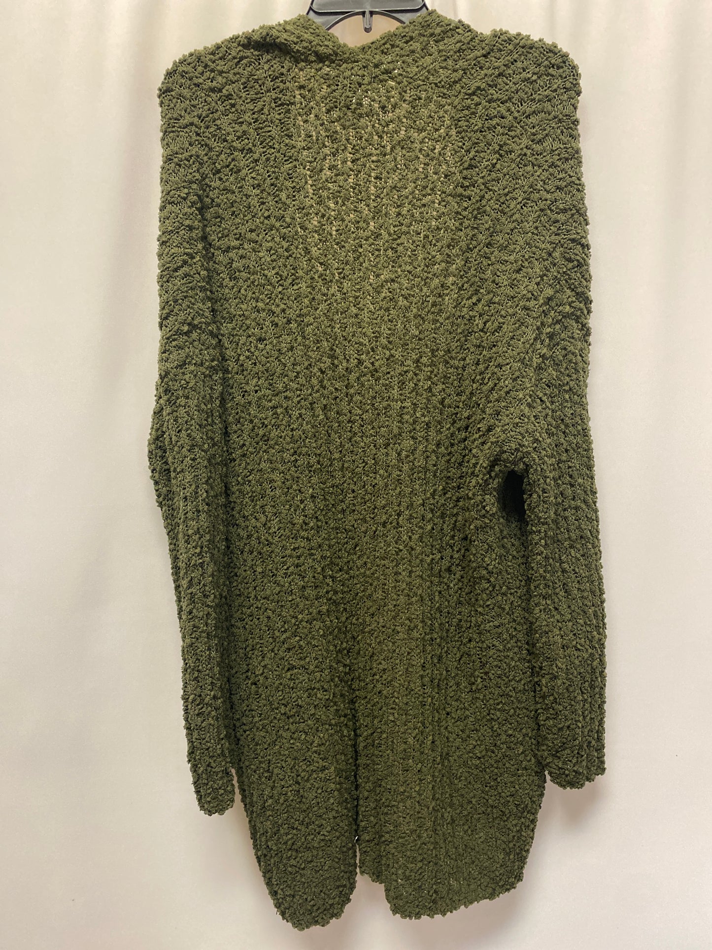 Sweater Cardigan By Clothes Mentor In Green, Size: Xl