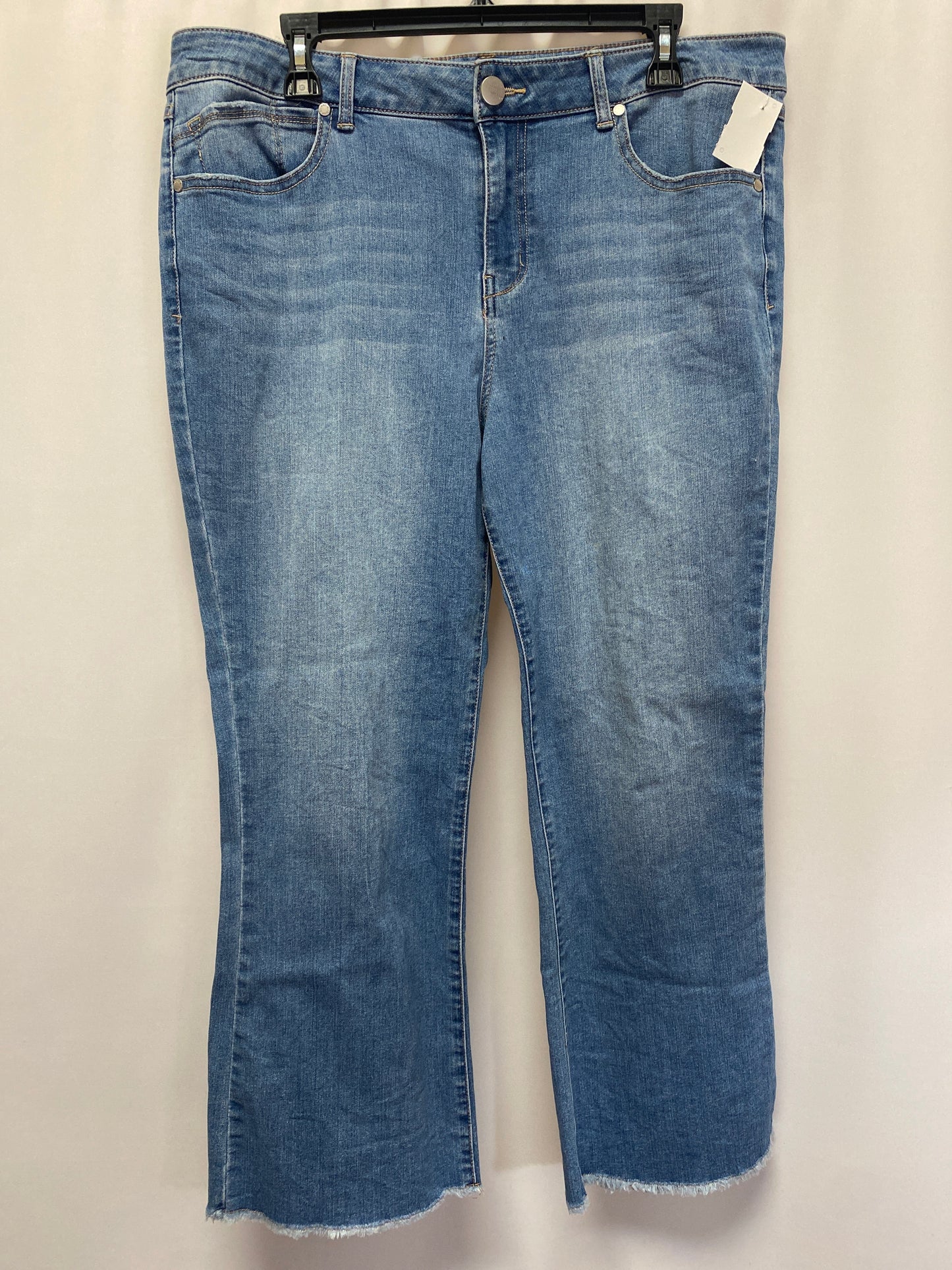 Jeans Cropped By 1822 Denim In Blue Denim, Size: 16