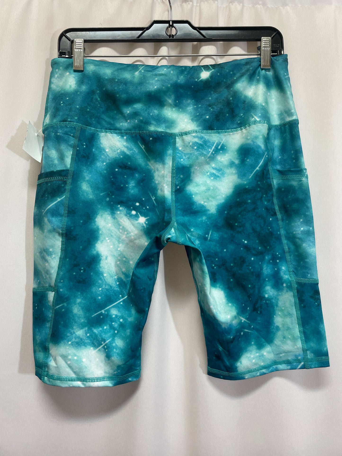 Athletic Shorts By Cmf In Teal, Size: L