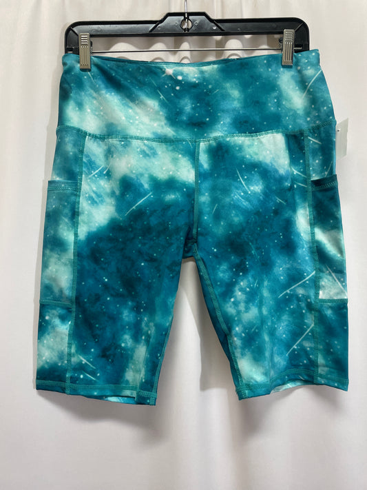 Athletic Shorts By Cmf In Teal, Size: L