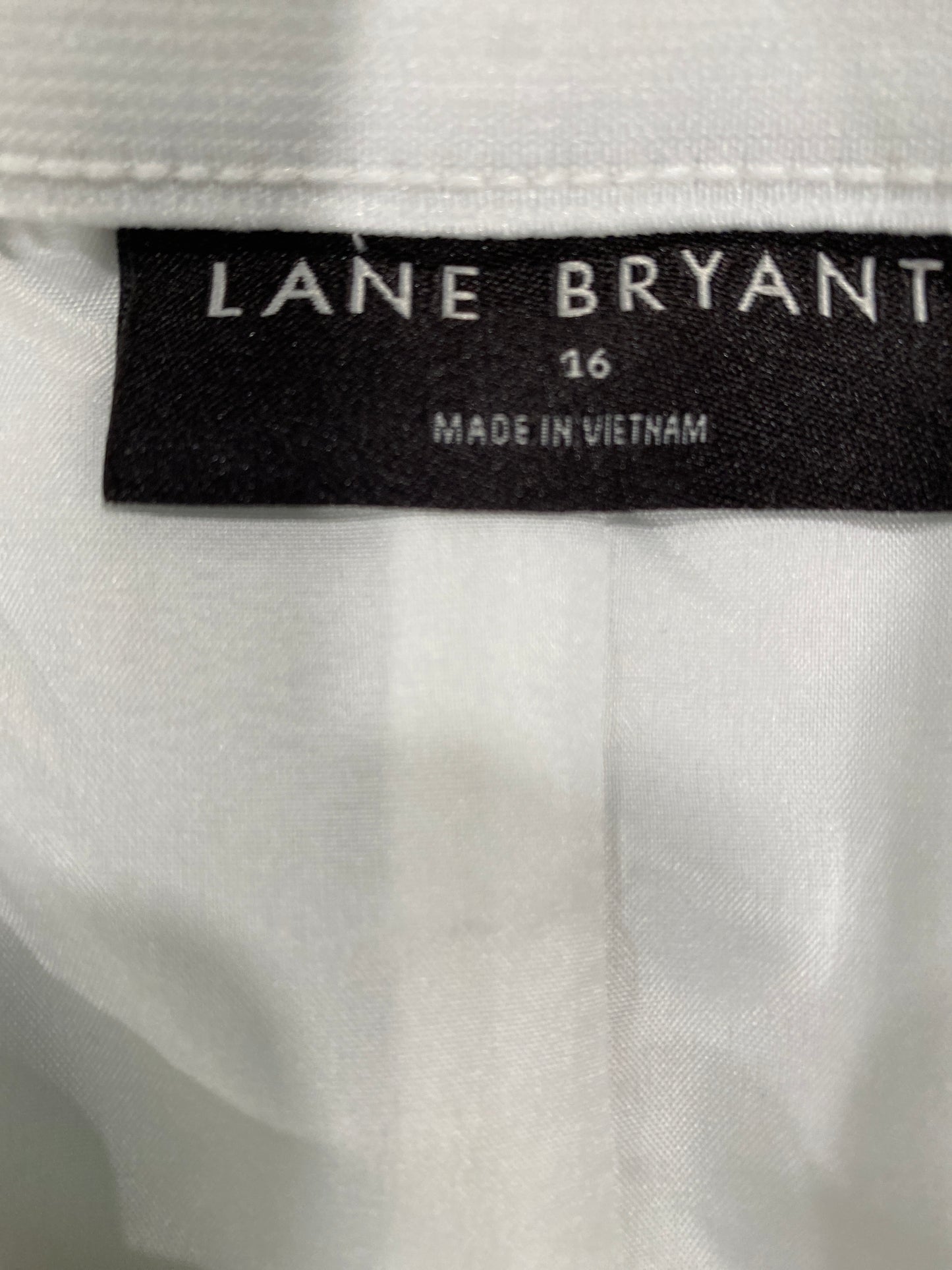 Pants Dress By Lane Bryant In White, Size: 16