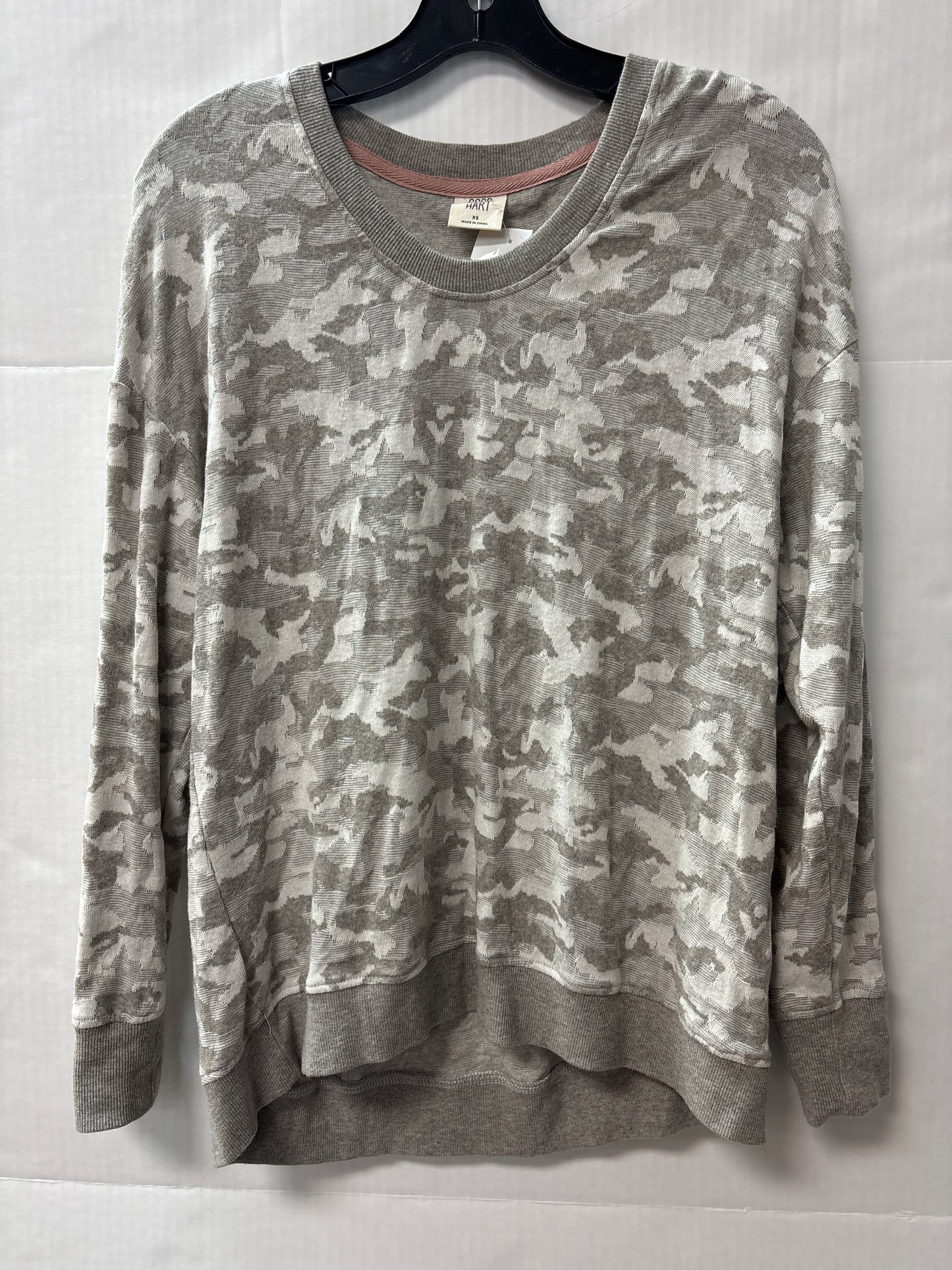 Top Long Sleeve By Matilda Jane In Grey, Size: Xs