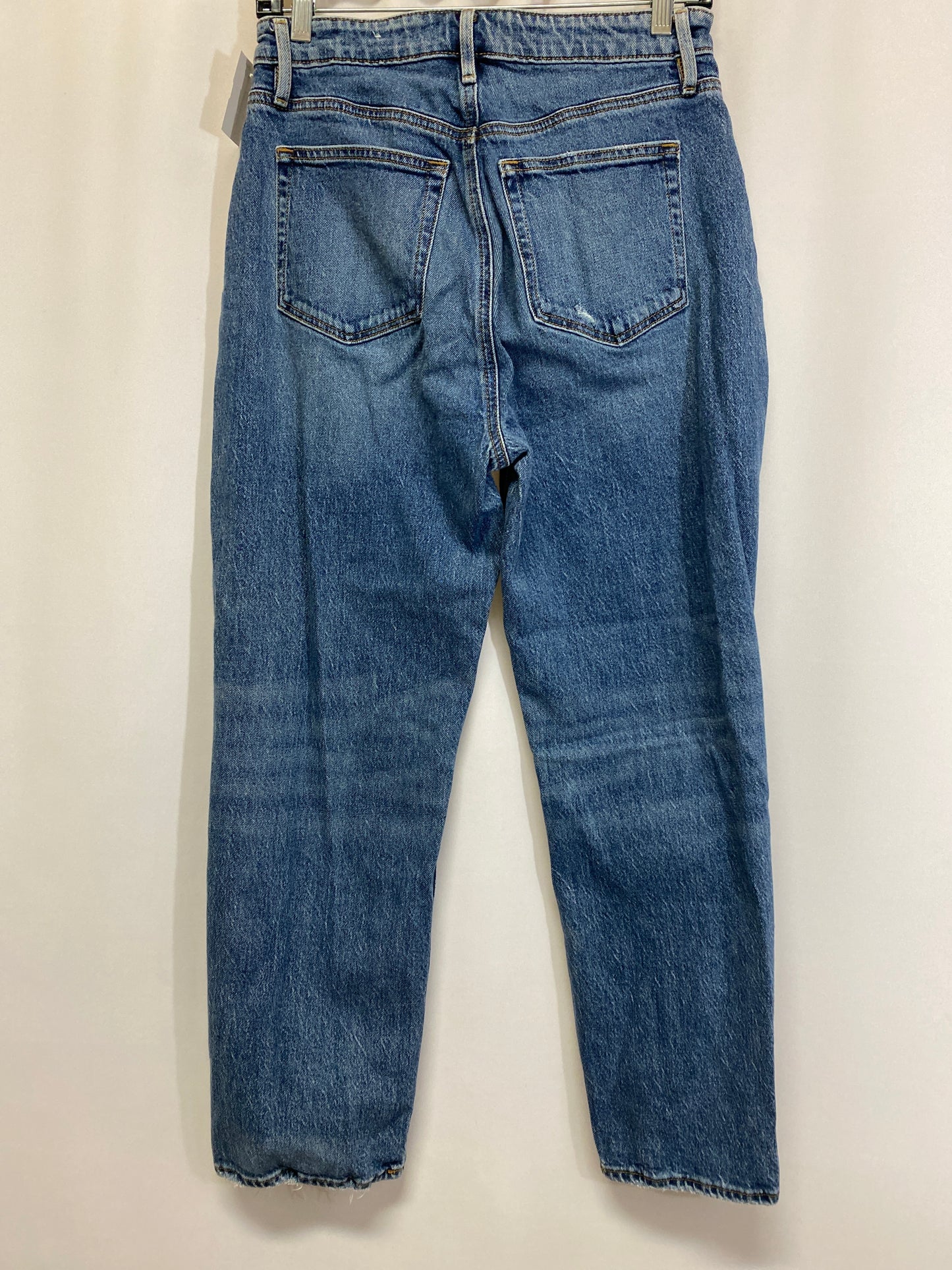 Jeans Straight By Loft In Blue Denim, Size: 2