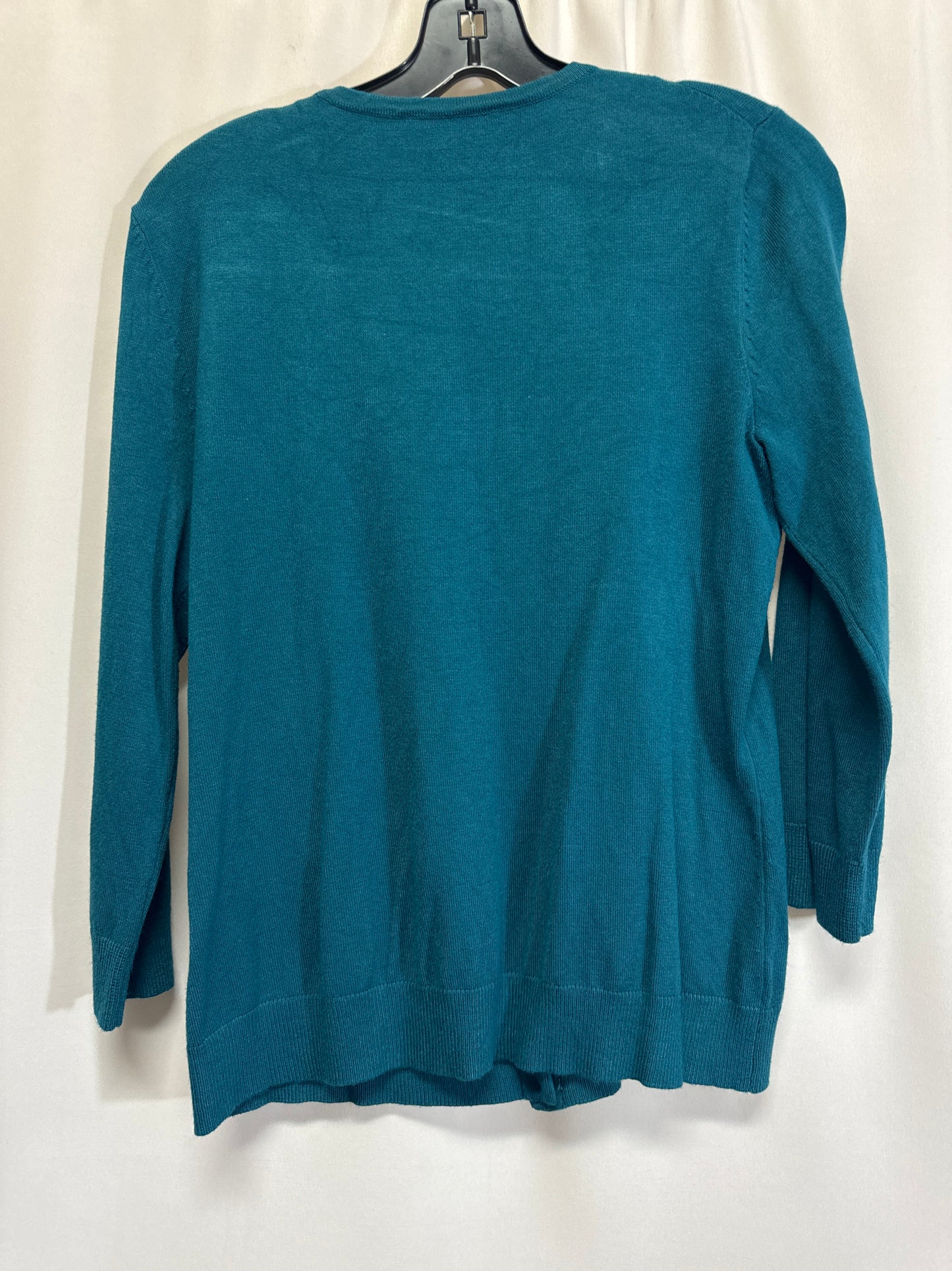 Sweater By Cable And Gauge In Teal, Size: L