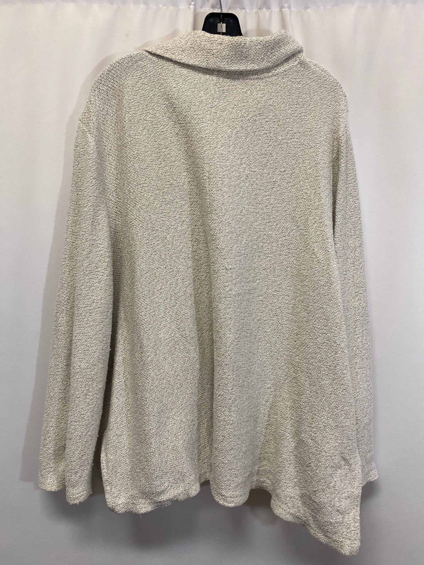 Top Long Sleeve By Ava & Viv In Beige, Size: 2x